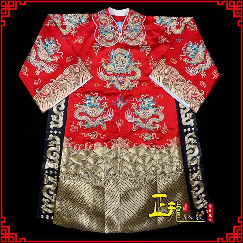 连云港皇帝蟒袍全金八宝团龙蟒